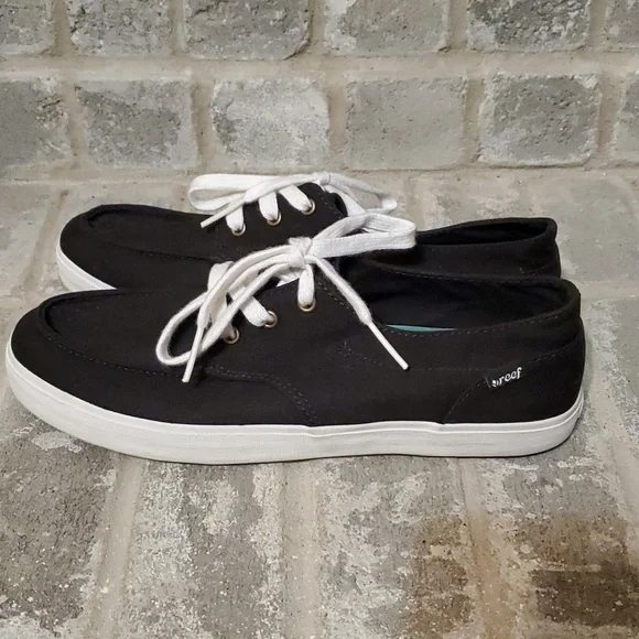 Reef Shoes Womens size 9 black NEW sneakers boat shoes - Picture 3 of 8